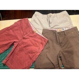 3 pairs of Levis chino womens shorts 12